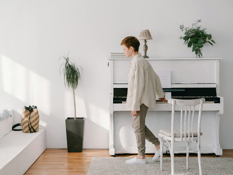 Minimalist bright interior for peaceful practice